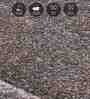 Cream Brown Abstract Polypropylene 5 ft x 2 ft Machine Made Runner