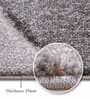 Cream Brown Abstract Polypropylene 9 ft x 6 ft Machine Made Carpet