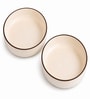 Cream Ceramic Serving Bowl Set of 2 (600 ML)