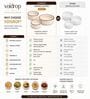 Cream Ceramic Serving Bowl Set of 3 (500 ML, 600 ML & 800 ML)