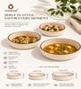Cream Ceramic Serving Bowl Set of 3 (500 ML, 600 ML & 800 ML)