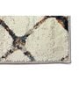 Cream Chevron Polypropylene 5 ft X 7 ft Machine Made Carpet