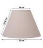 Plain 30cm Empire Cotton  Lampshade (Cream)