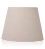 Plain 40cm Straight Empire Cotton  Lampshade (Cream)