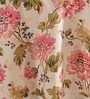 Coral Floral (70x70) Cream & Pink Cotton Table Cloth