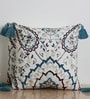 Cream Cotton Abstract 18x18 inches Cushion Covers (Set of 5)