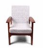Cream Cotton Abstract 20x20 Inches 1 Seater Sofa Chair Covers (Pack of 10)