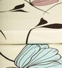 Cream Cotton Floral 20x20 Inches 1 Seater Sofa Chair Covers (Pack of 6)