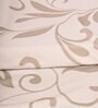 Cream Cotton Abstract 20x20 Inches 1 Seater Sofa Chair Covers (Pack of 6)