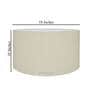 Siena Cream Cotton Fabric Solid Lampshade
