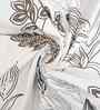 Cream Cotton Floral 300 Gsm Double Bed Reversible Comforter