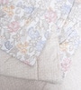Lavender Cotton Floral 350 GSM Double Bed Reversible Quilted Comforter