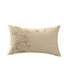 Cream Cotton Florals 18x12 inches Cushion Covers (Pack of 2)