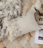 Cream Cotton Florals 18x12 inches Cushion Covers (Pack of 2)