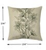 Cream Cotton Florals 24x24 inches Cushion Covers (Pack of 2)