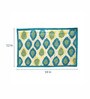 Ethnic Green Cotton 17 X 11 Inches Placemats (Set of 6)