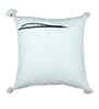 Cream Cotton Solid 16x16 inches Cushion Cover Set of 2