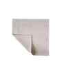 Cream Cotton Solid 550 GSM Face Towel Set (4Pc)