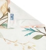 Cream Digital Animal Printed Cotton Blend Double Bedsheet with 2 Pillow Covers