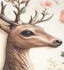 Cream Digital Animal Printed Cotton Blend Double Bedsheet with 2 Pillow Covers