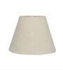 Cream Fabric Shade Table Lamp, Modern Bedside & Desk Lamp with Metal Base for Bedroom, Living Room & Home Decor