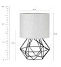 Cream Fabric Table Lamp