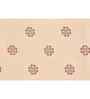 Cream Floral 144 TC Cotton Queen Sized Bedsheet Bedsheet 2 Pillow Prime Collection
