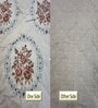 Cream Floral 300 GSM Cotton Single Bed Size Comforter