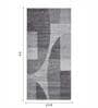 Cream Floral Polypropylene 5 ft x 2.5 ft Machine Made Runner