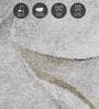 Cream Floral Polypropylene 5 ft x 2 ft Machine Made Runner