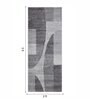 Cream Floral Polypropylene 5 ft x 2 ft Machine Made Runner