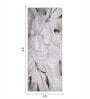 Cream Floral Polypropylene 5 ft x 2 ft Machine Made Runner