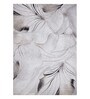 Cream Floral Polypropylene 7 ft x 5 ft Machine Made Carpet