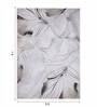 Cream Floral Polypropylene 7 ft x 5 ft Machine Made Carpet