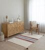 Cream Geometric Hand Tufted 6 Ft X 4 Ft  Dhurrie