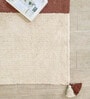 Cream Geometric Hand Tufted 6 Ft X 4 Ft  Dhurrie