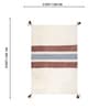 Cream Geometric Hand Tufted 8 Ft X 5 Ft  Dhurrie