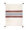 Cream Geometric Hand Tufted 8 Ft X 5 Ft  Dhurrie