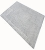 Cream Geometric Wool And Cotton 5 X 8 Ft Hand Tufted Carpet