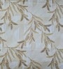 Cream Gold Metro 186 TC Cotton King Bedsheet With 2 Pillow Covers