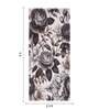 Cream Grey Floral Polypropylene 5 ft x 2.5 ft Machine Made Runner