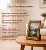 Cream Handwoven Rattan Photo Frame