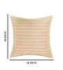Cream Jute Stripes 16x16 inches Regular Cushion Covers (2Pcs) Cream Jute Stripes 16x16 inches Regular Cushion Covers (2Pcs)