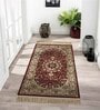Cream Maroon Persian 2x3 Feet Machine Made Runner
