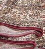 Cream Maroon Persian 3x5 Feet Machine Made Carpet