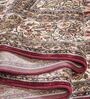 Cream Maroon Persian 4x6 Feet Machine Made Carpet