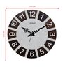 Cream Mdf Kings Stylish Classic 14.5 Inch Wall Clock