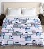 Multicolor Microfiber Abstract 180 GSM Fusion Reversible Single Comforter