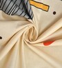 Cream Microfibre 220 TC 8 Pcs Diwan Set