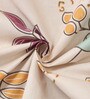 Cream Microfibre 240 TC 6 Pcs Diwan Set
